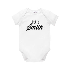Personalised Baby Bodysuit For New Arrivals, Personalised Newborn Gift With Baby's Surname, Baby Shower Gift, Newborn Baby, Newborn, U-W-BS