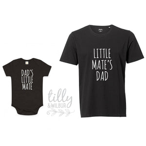 Little Mate's Grandad, Father's Day Shirts, Father Son Grandson Matching Shirts, Matching Daddy Baby Outfits, First 1st Father's Day