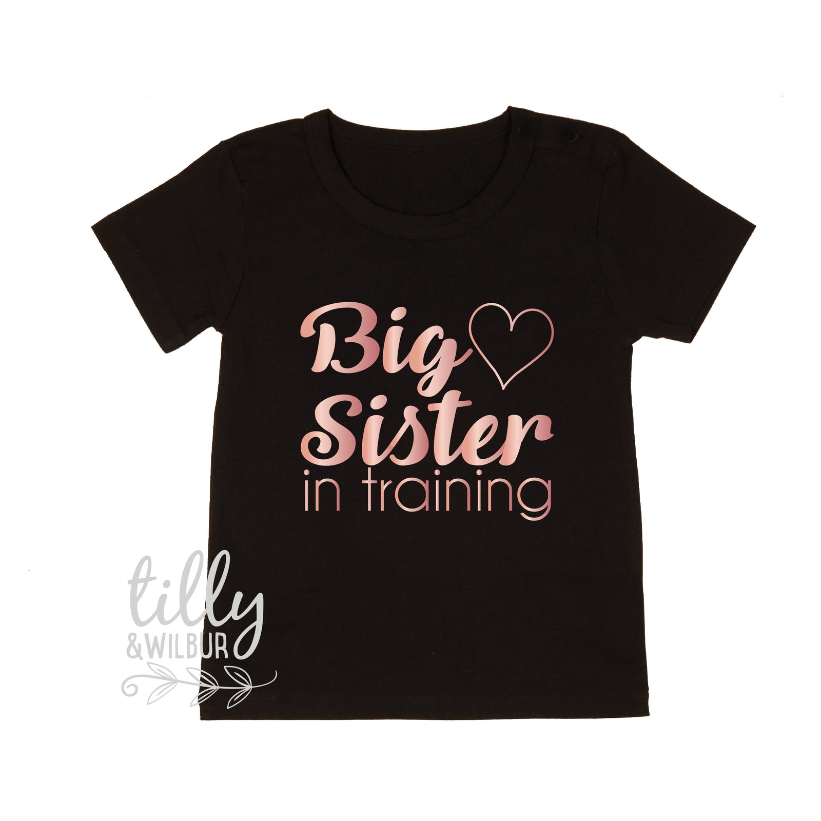Big Sister In Training Girls T-Shirt, Pregnancy Announcement T-shirt, Promoted To Big Sister, Sister Shirt, Big Sister Shirt, Announcement