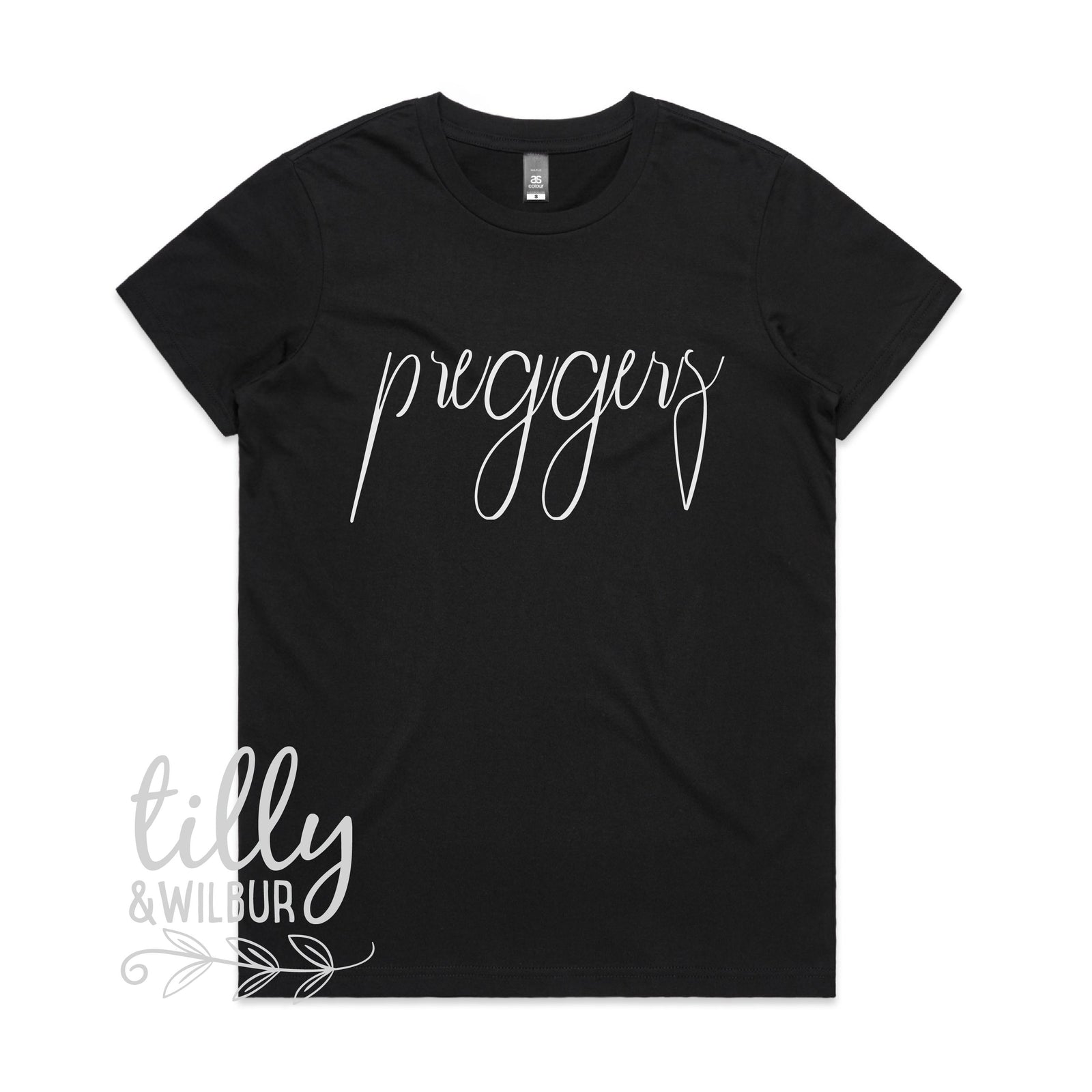 Preggers Women's T-Shirt, Pregnancy Announcement T-Shirt, Pregnancy T-Shirt, We're Having A Baby, Announcement Tee, I'm Pregnant,