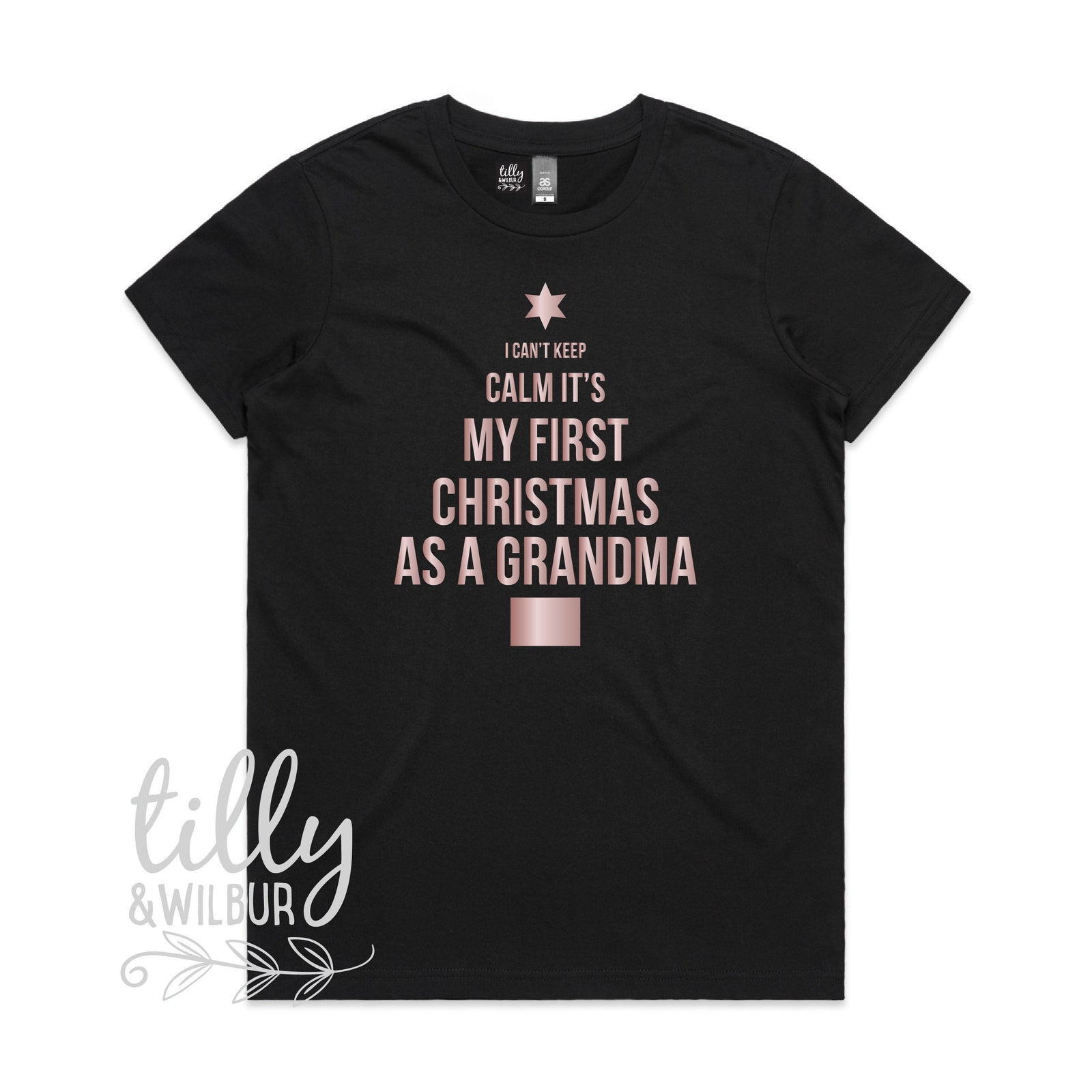 I Can't Keep Calm It's My First Christmas As A Grandma, Xmas Gift For New Grandma, New Gran Christmas Gift, Grandparent Gift, Granny, Nanny