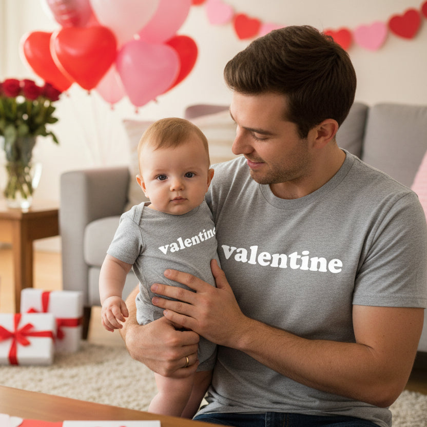 Valentine's Day Baby Bodysuit, Valentine, 1st Valentine's Day, Unisex Baby Valentine's Day Outfit, Valentine's Day Clothes, Baby Clothes