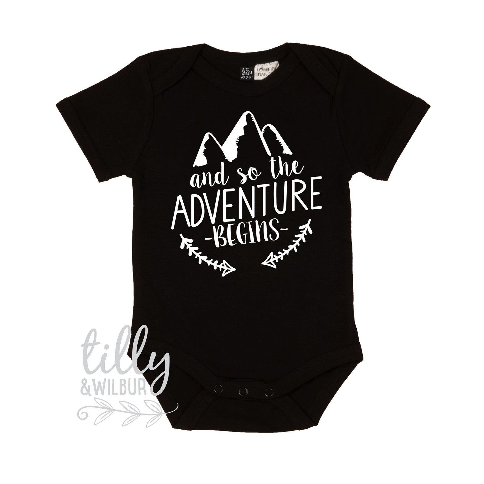 And So The Adventure Begins Pregnancy Announcement Bodysuit, Baby Shower Gift, Newborn Baby Gift, Baby Announcement, New Baby Gift, Let The