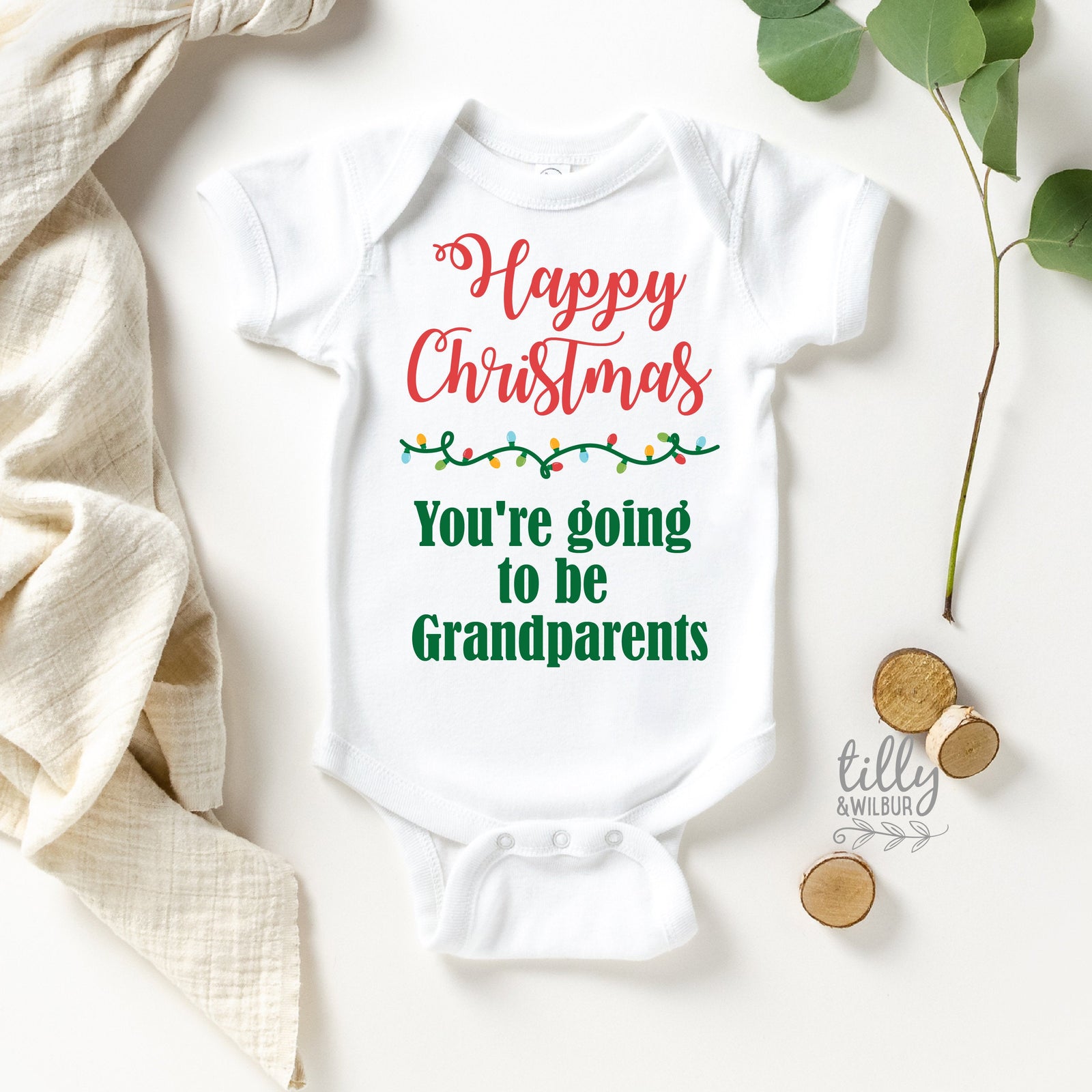 Happy Christmas You're Going To Be Grandparents, You're Going To Be Grandparents Gift, Pregnancy Announcement, First Grandchild Announcement