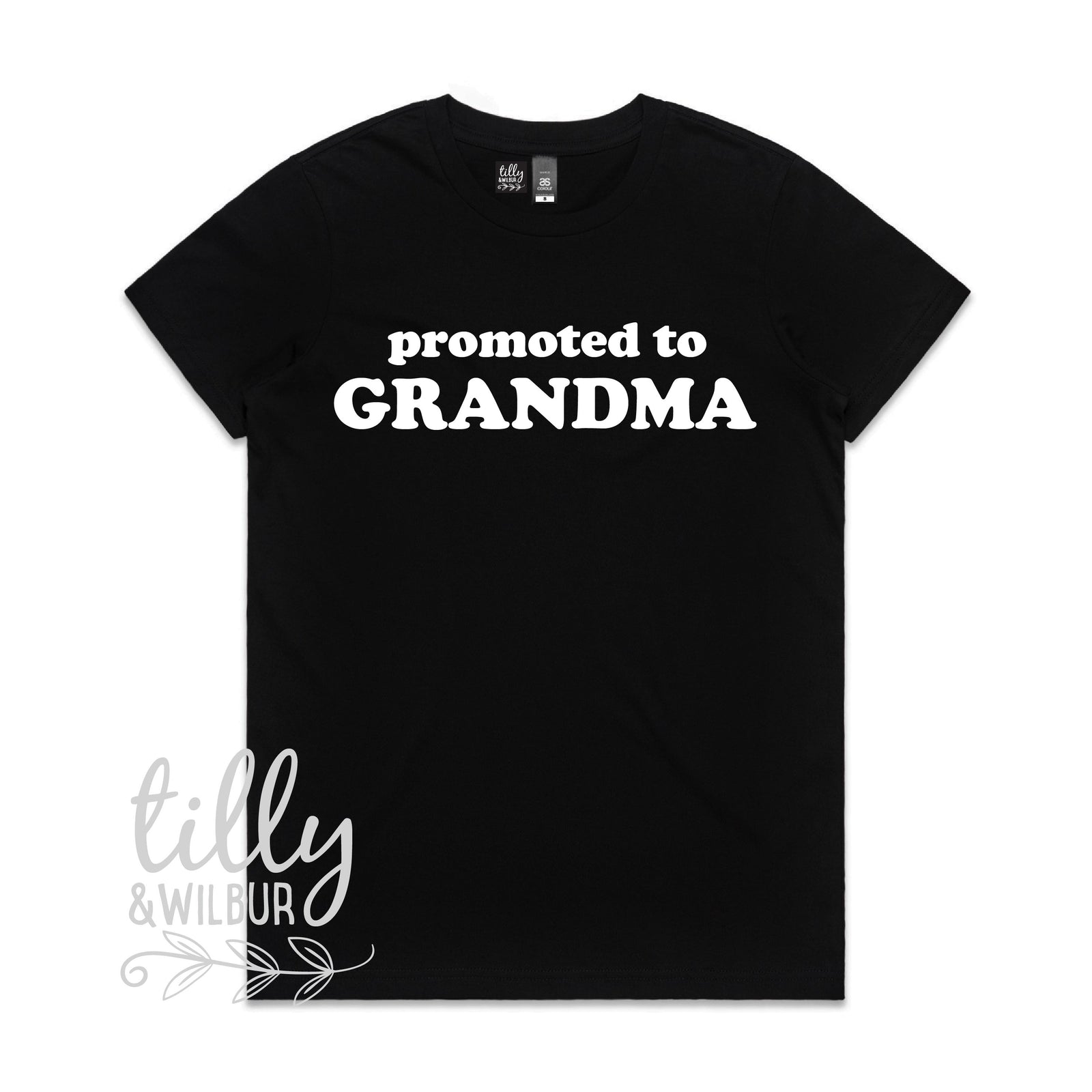 Promoted To Grandma T-Shirt, I'm Going To Be A Grandma Women's Shirt, Grandma Shirt, Granny Shirt, Nanny, Gran, Nan, Nanna Personalised