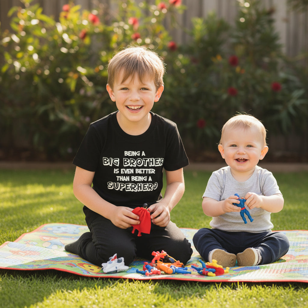 Being A Big Brother Is Even Better Than Being A Superhero T-Shirt, Promoted To Big Brother, Big Brother T-Shirt, Pregnancy Announcement Tee