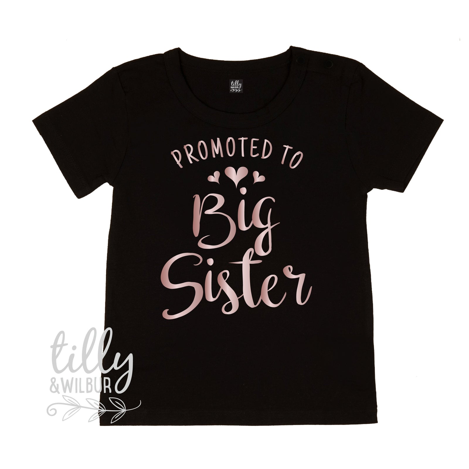 Promoted To Big Sister T-Shirt, Big Sis T-Shirt, Big Sister Gift, Pregnancy Announcement Shirt, I'm Going To Be A Big Sister T-Shirt, Sis