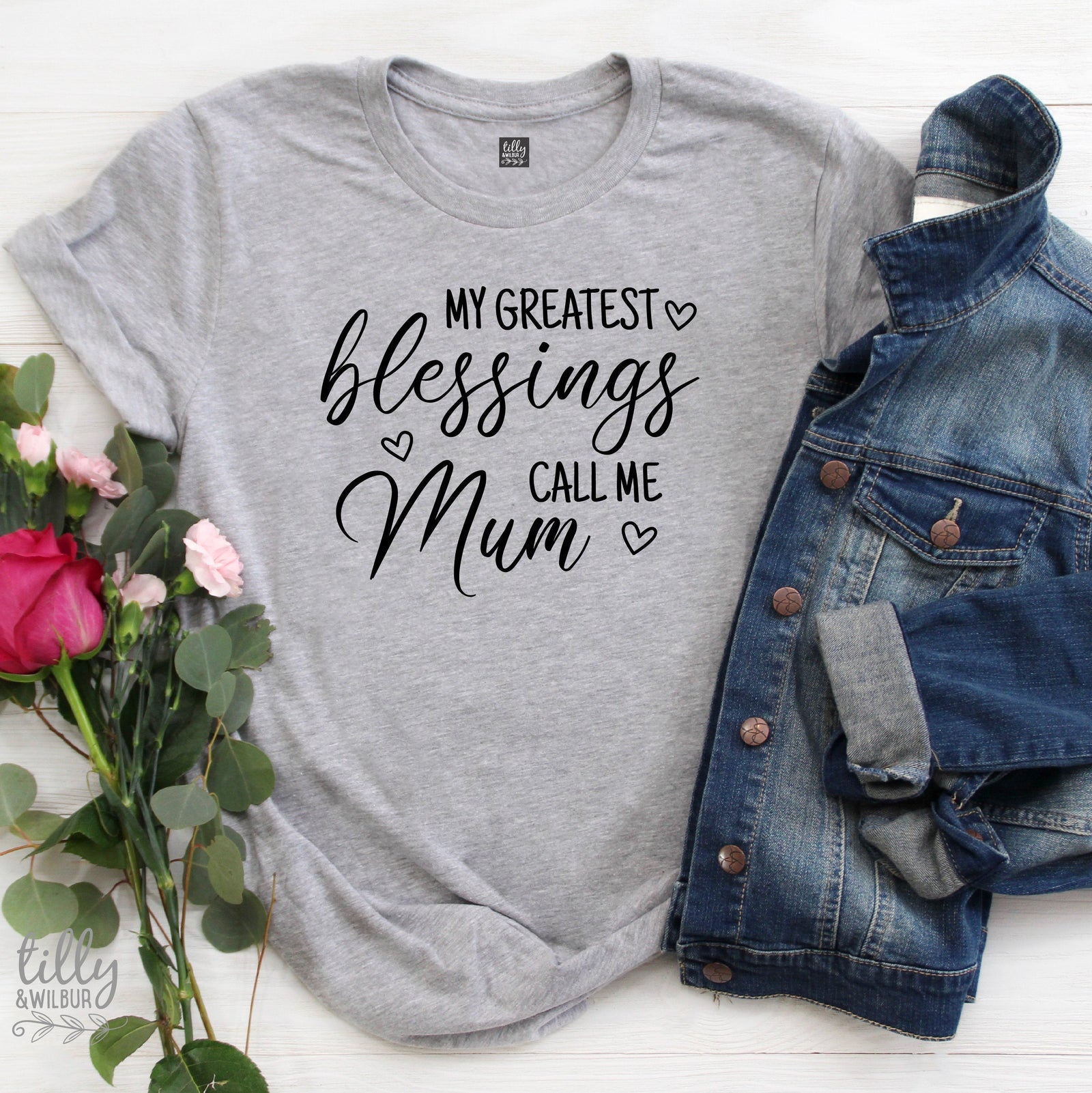 My Greatest Blessings Call Me Mum Women's T-Shirt, Blessings T-Shirt, Mum T-Shirt, Mum Gift, Mother's Day Gift, Blessed Mum, Blessed Mother