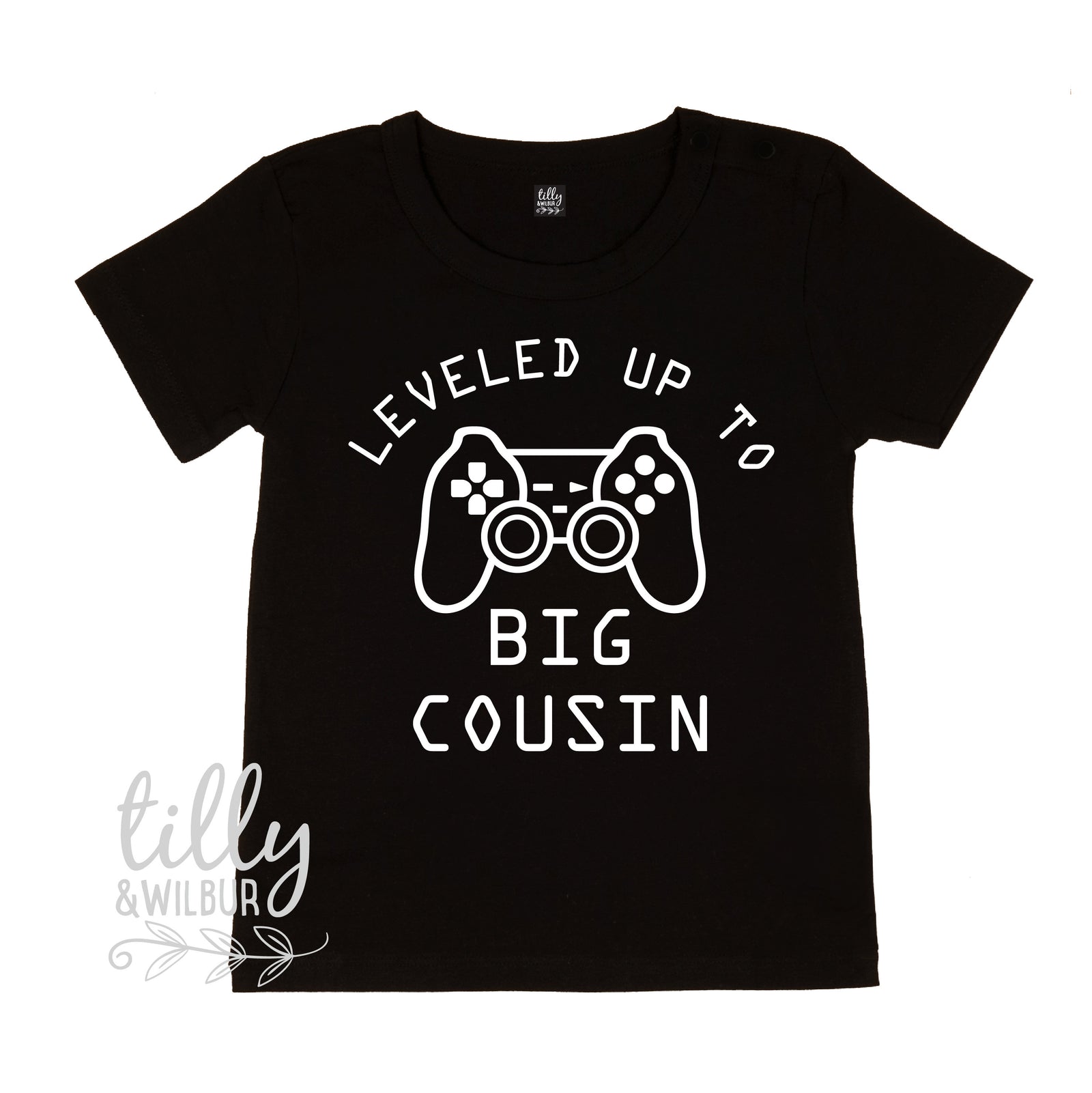 Leveled Up To Big Cousin T-Shirt, I'm Going To Be A Big Cousin Pregnancy Announcement T-Shirt, Big Cousin Shirt, Promoted To Big Cousin, Cuz