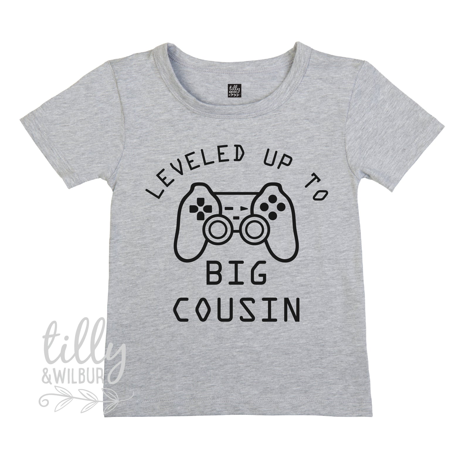 Leveled Up To Big Cousin T-Shirt, I'm Going To Be A Big Cousin Pregnancy Announcement T-Shirt, Big Cousin Shirt, Promoted To Big Cousin, Cuz