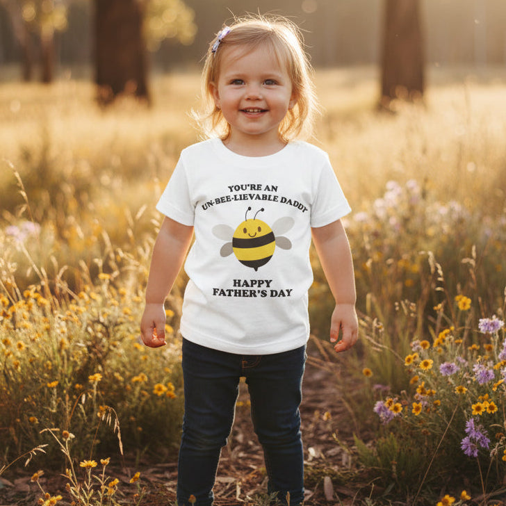 You're An Un-Bee-Lievable Daddy Happy Father's Day, Father's Day T-Shirt, Fathers Day Baby Outfit, Fathers Day T-Shirt, Bumble Bee Dad Gift