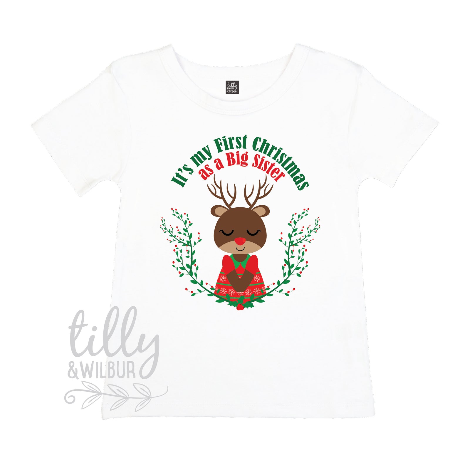 It's My First Christmas As A Big Sister T-Shirt