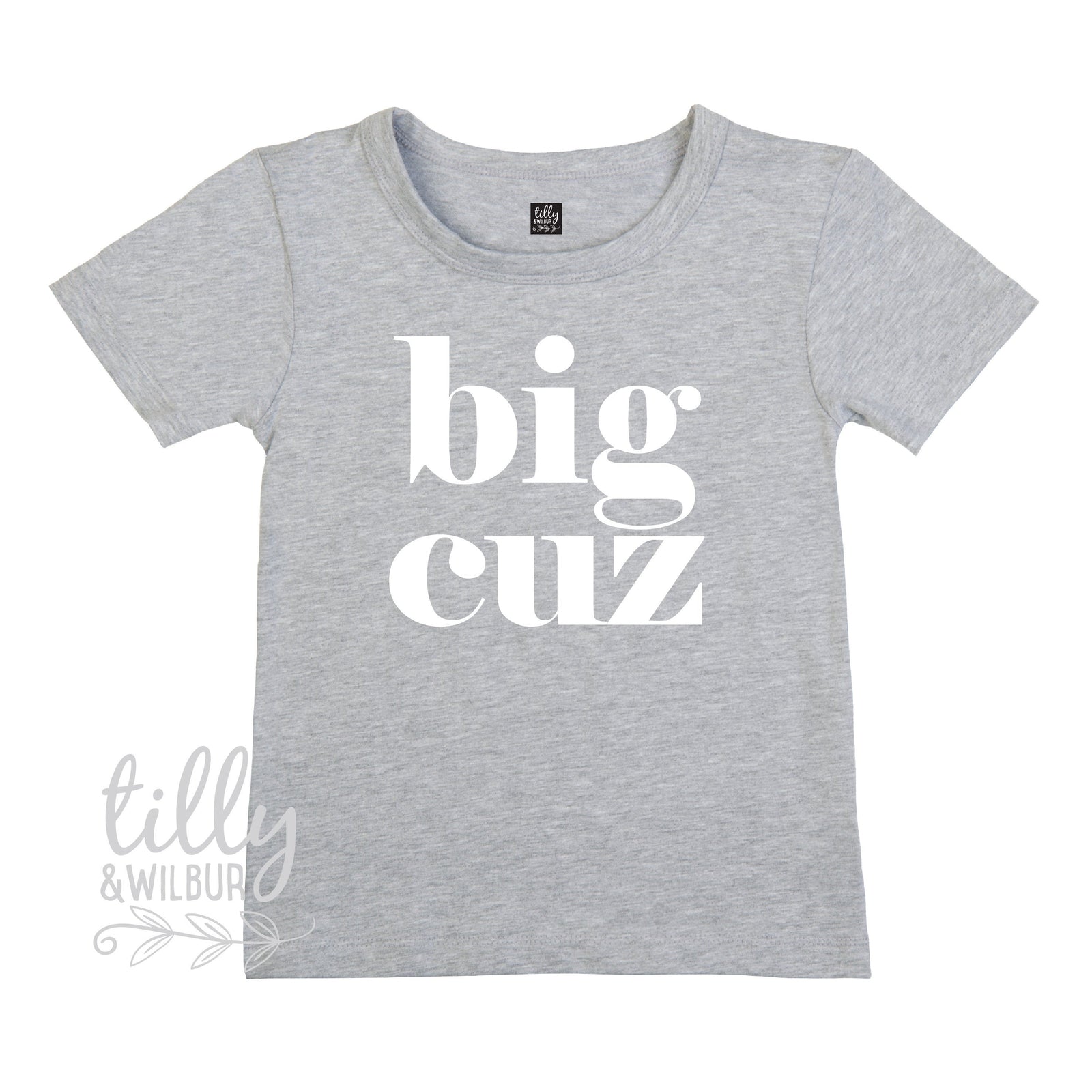 Big Cuz T-Shirt, Big Cuz Baby Bodysuit, Big Cousin, Cousin Gift, Pregnancy Announcement, You're Going To Be A Big Cousin, Promoted to Cousin