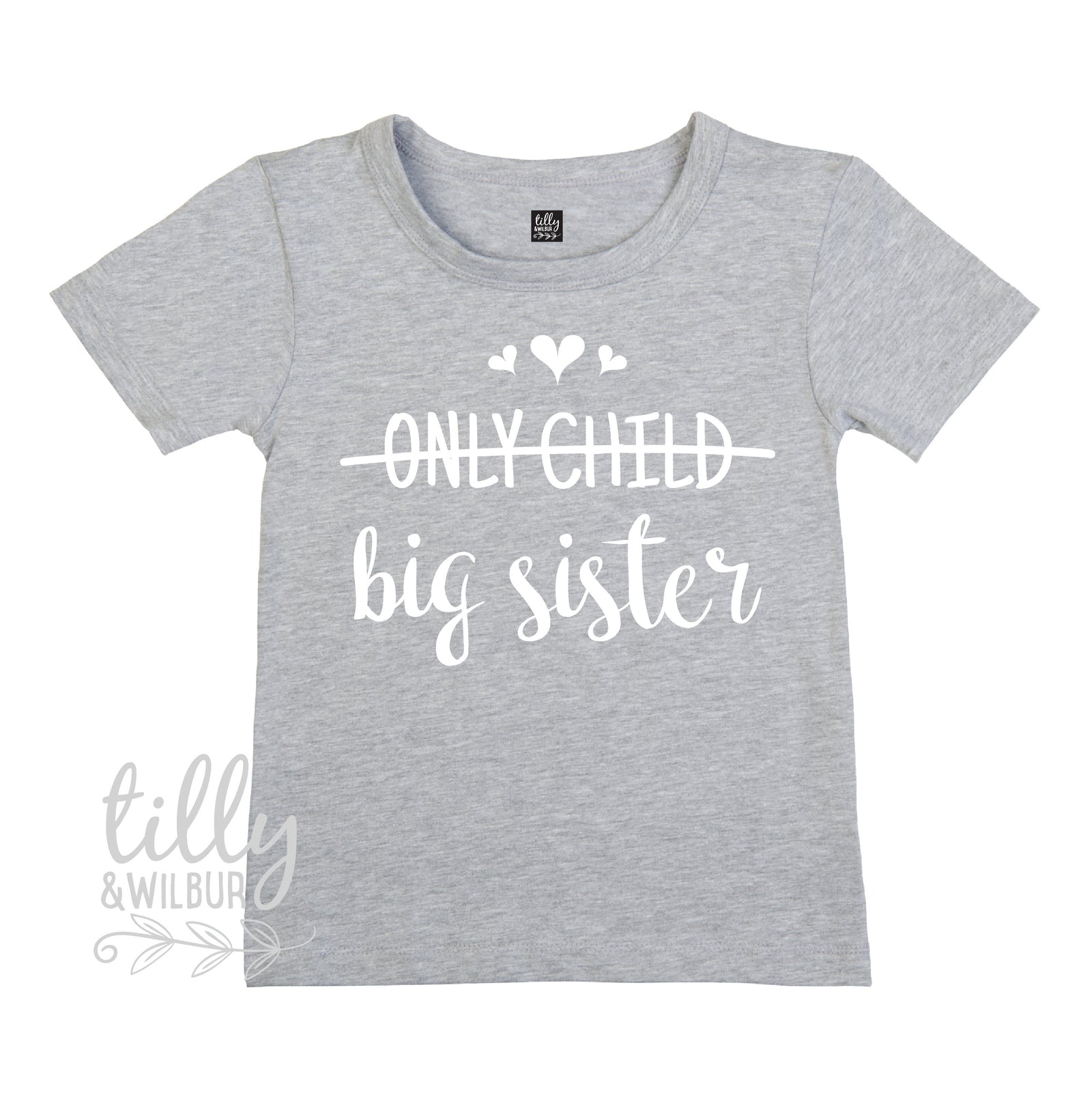 Only Child Big Sister T-Shirt, I'm Going To Be A Big Sister Shirt, Pregnancy Announcement T-Shirt, Big Sister Shirt, Sister Shirt, New Baby