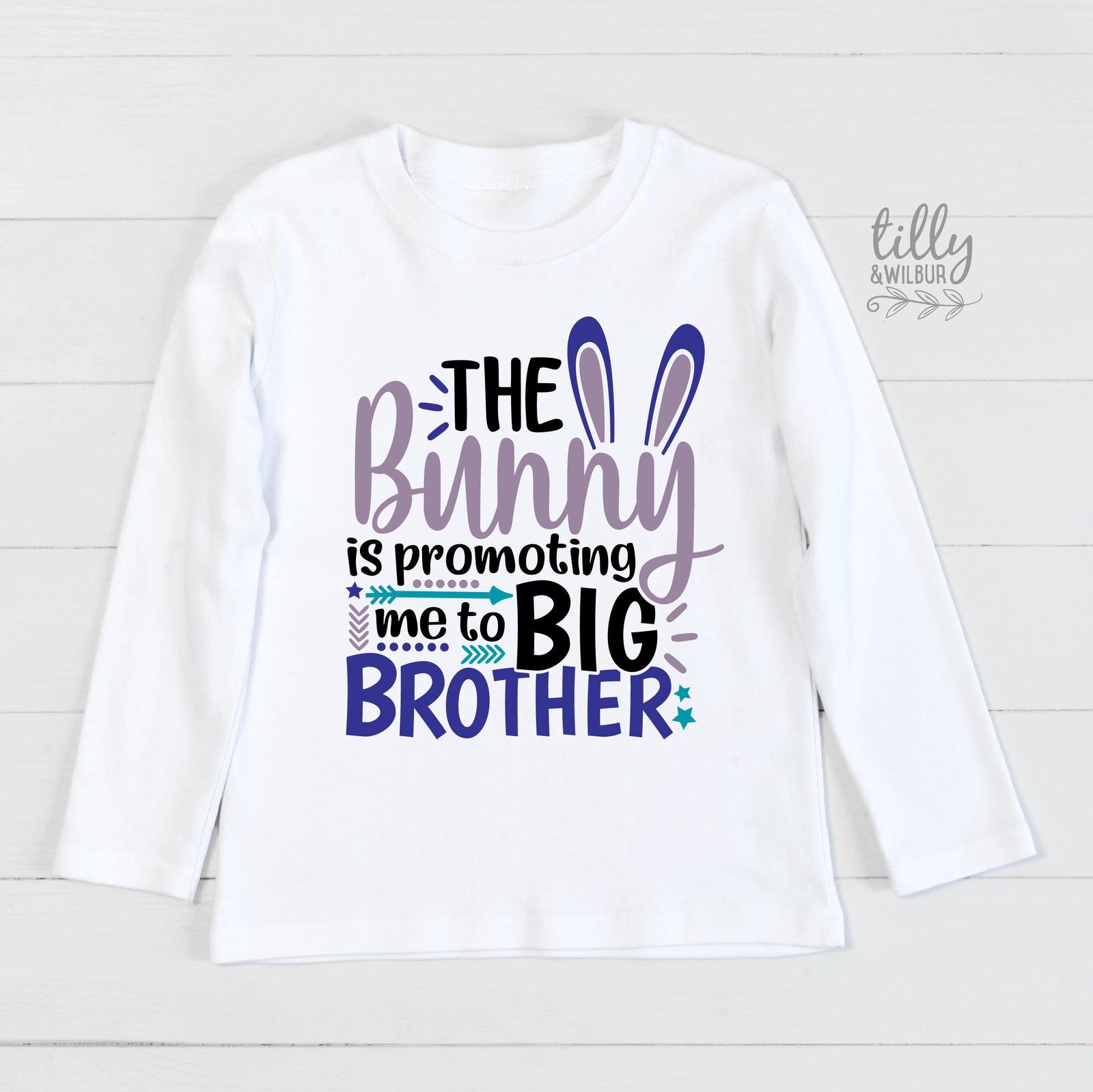 The Bunny Is Promoting Me To Big Brother T-Shirt, Easter Pregnancy Announcement T-Shirt, Easter T-Shirt, Boys Easter Gift, Easter Shirt