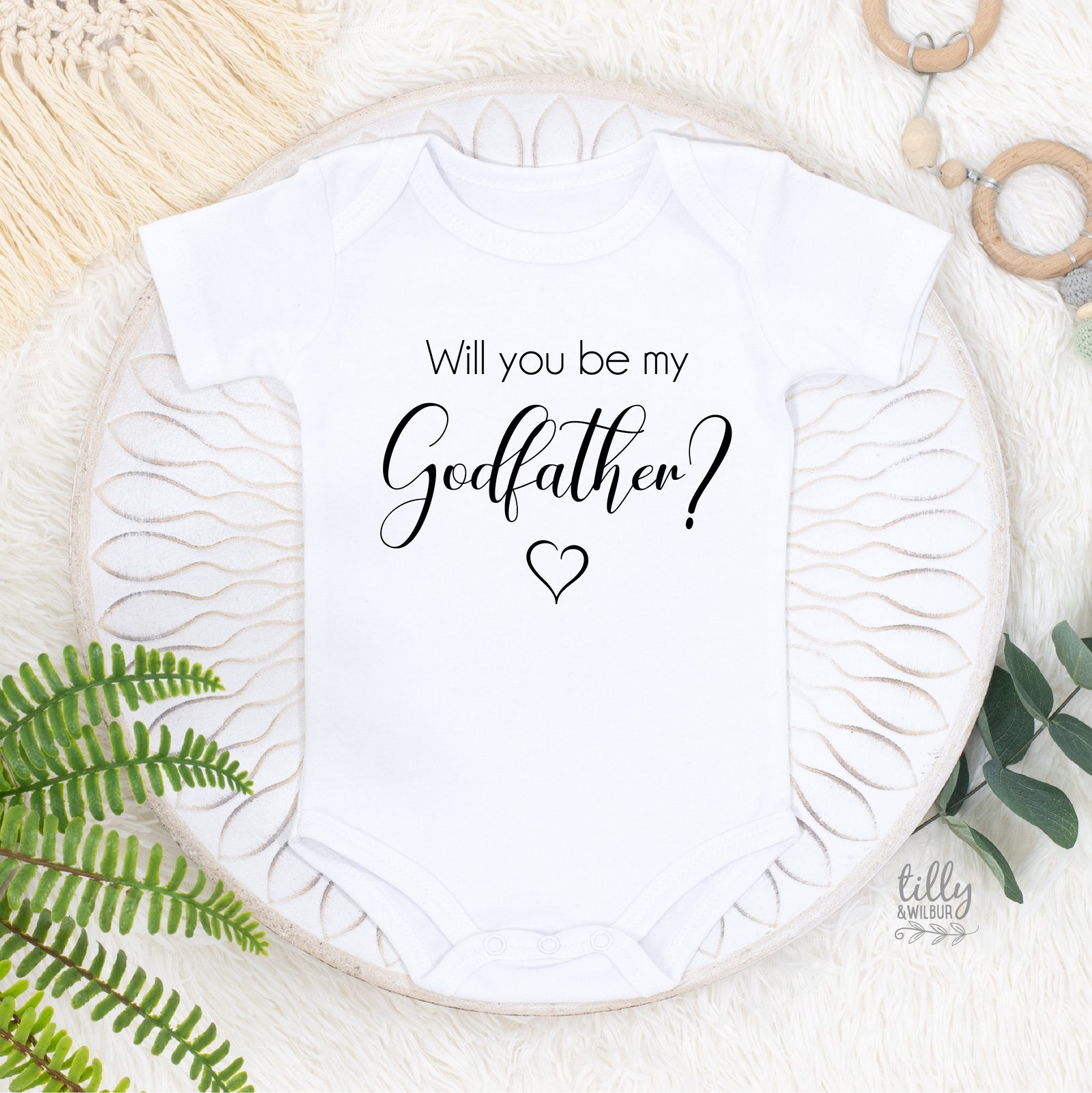 Will You Be My Godfather? Baby Bodysuit, Godfather Invitation, Godfather Bodysuit, Christening Bodysuit, Baptism Bodysuit, Godparents Gift