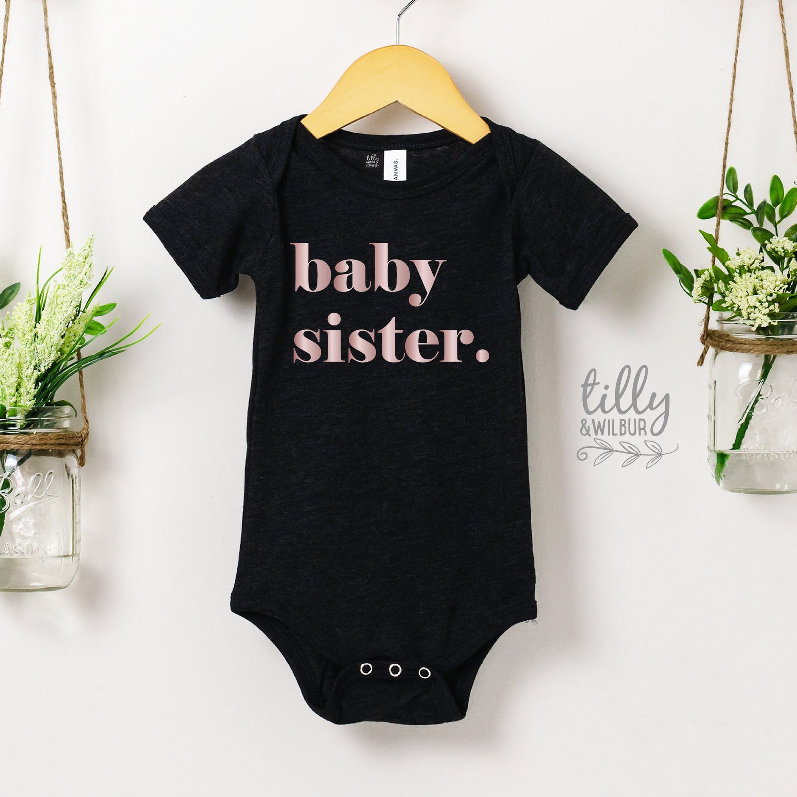 baby sister. bodysuit, Sister Announcement, Baby Sister Gift, Pregnancy Announcement, I'm Getting A Little Sister Shirt, Baby Sister Reveal