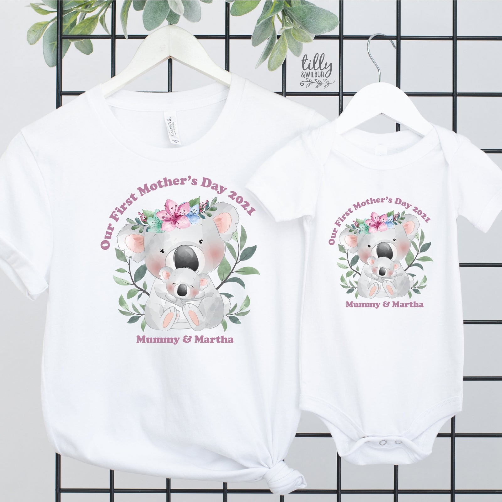 Our First Mother's Day 2021 Matching Outfits, Mother And Baby Mother's Day T-Shirts, Mothers Day Gift, Mummy & Me Matching, 1st Mother's Day