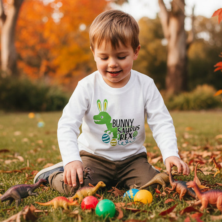 dinosaur easter shirt kids bunny saurus rex funny easter bunny dino australia