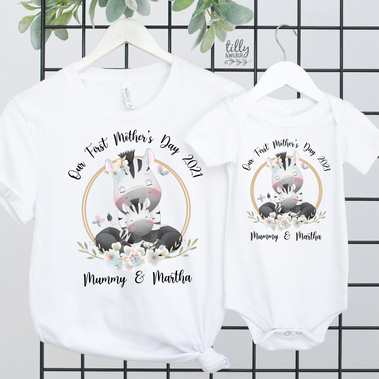 Our First Mother's Day 2021 Matching Outfits, Mother And Baby Mother's Day T-Shirts, Mothers Day Gift, Mummy & Me Matching, 1st Mother's Day