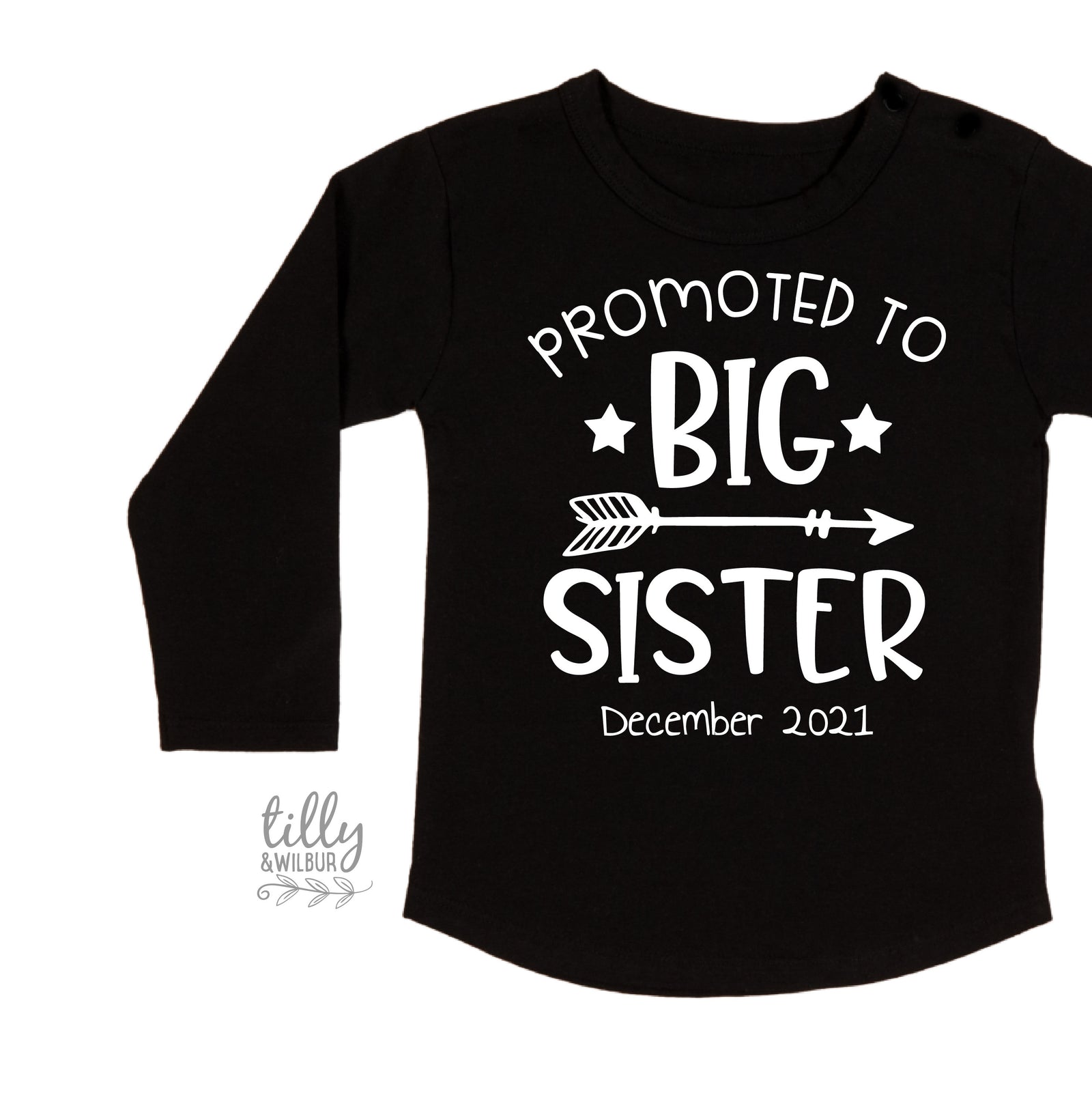 Promoted To Big Sister T-Shirt, Big Sis T-Shirt, Big Sister Gift, Pregnancy Announcement Shirt, I'm Going To Be A Big Sister T-Shirt, Sis