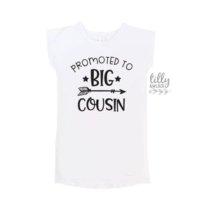 Promoted To Big Cousin Dress, I&#39;ve Got A Secret, I&#39;m Going To Be A Big Cousin, Pregnancy Announcement, Big Cousin Shirt, Cousin Gift, Cuz