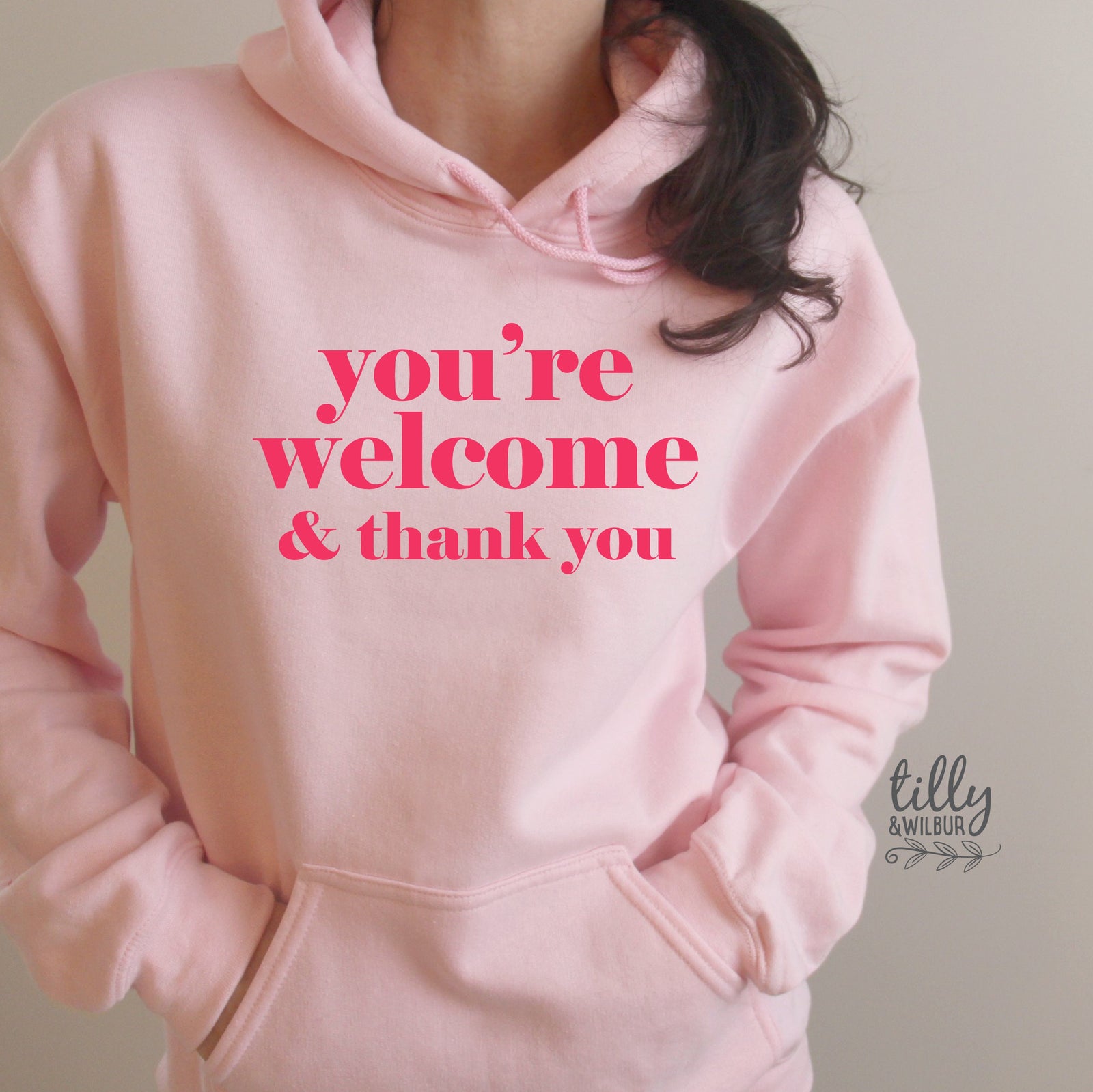 You're Welcome And Thank You Women's Hoodie, Moana Jumper, Moana Quote, Funny Women's T-Shirt, Funny T-Shirt, Gift For Her, Sarcasm Shirt