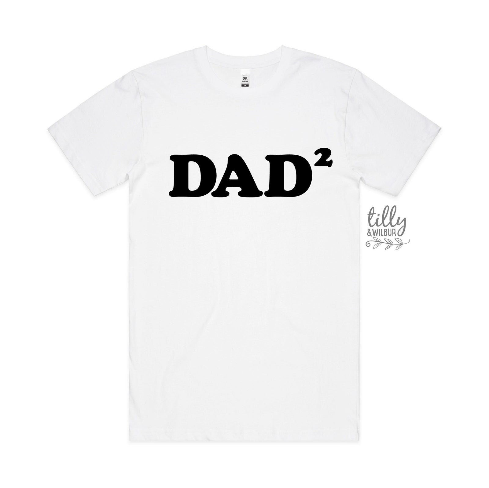 Dad Squared T-Shirt, Dad 2 T-Shirt, Gift For Dad, Father's Day Gift, Husband Gift, Dad Of Two TShirt, Dad Shirts, Husband Gifts, Dad T-Shirt