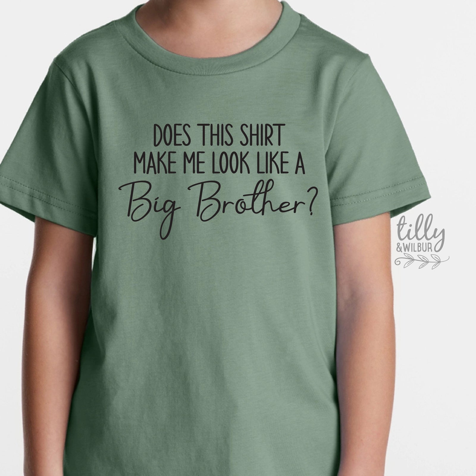 Does This Shirt Make Me Look Like A Big Brother T-Shirt, Pregnancy Announcement T-Shirt, Promoted To Big Brother T-Shirt, Big Brother Shirt