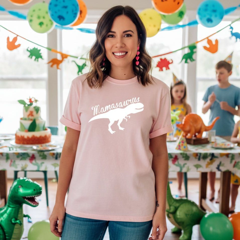 Mamasaurus T-Shirt, Mummasarus T-Shirt, Dinosaur Shirt, Mother Dinosaur, Baby Shower Gift, Mum Gift, Mother's Day Gift, Mummy Dinosaur, Dino