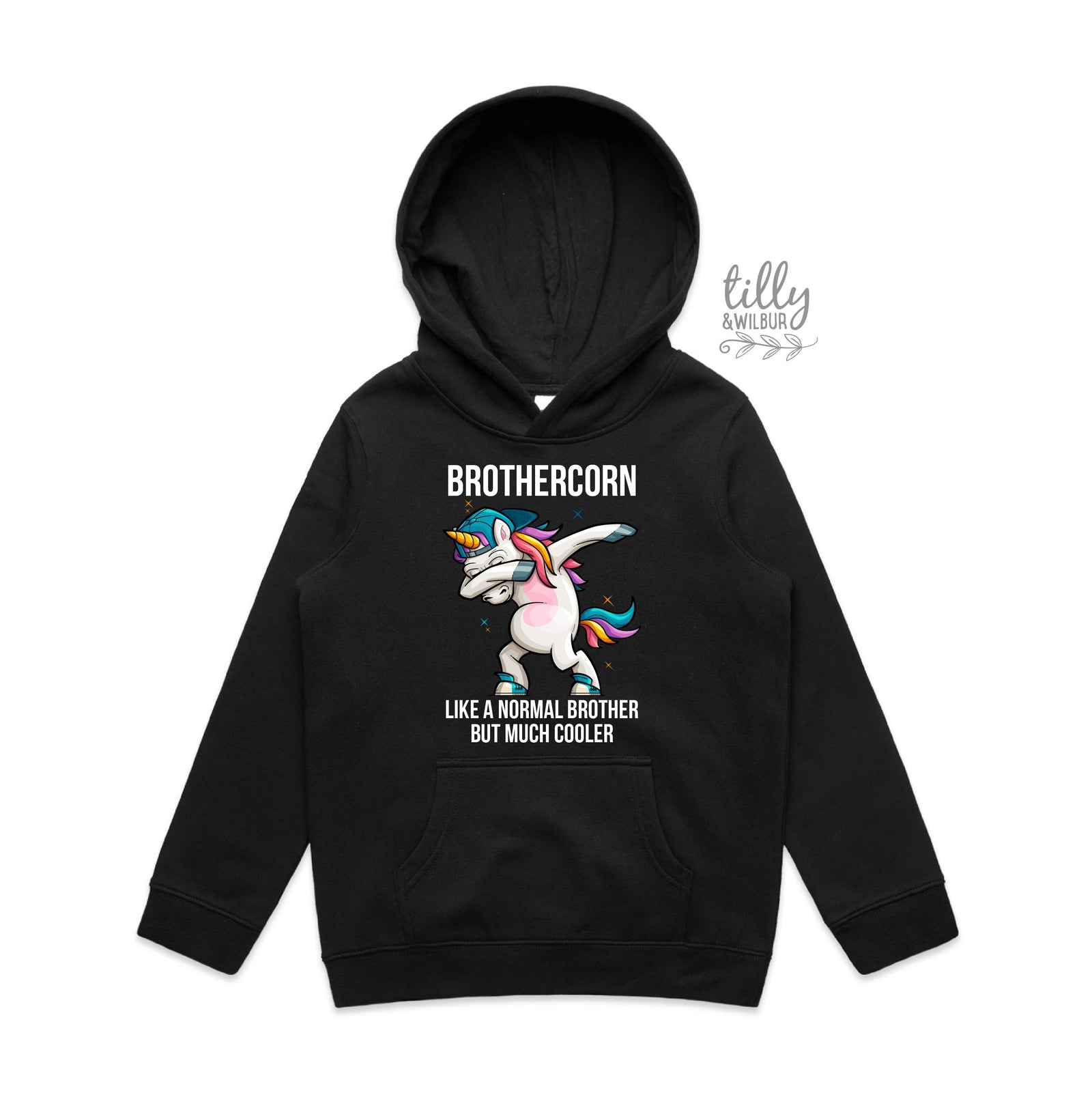 Brothercorn Like A Normal Brother But Much Cooler Sweatshirt, Unicorn Brother Jumper, Funny Brother Hoodie, Funny Brother Gift, Best Brother