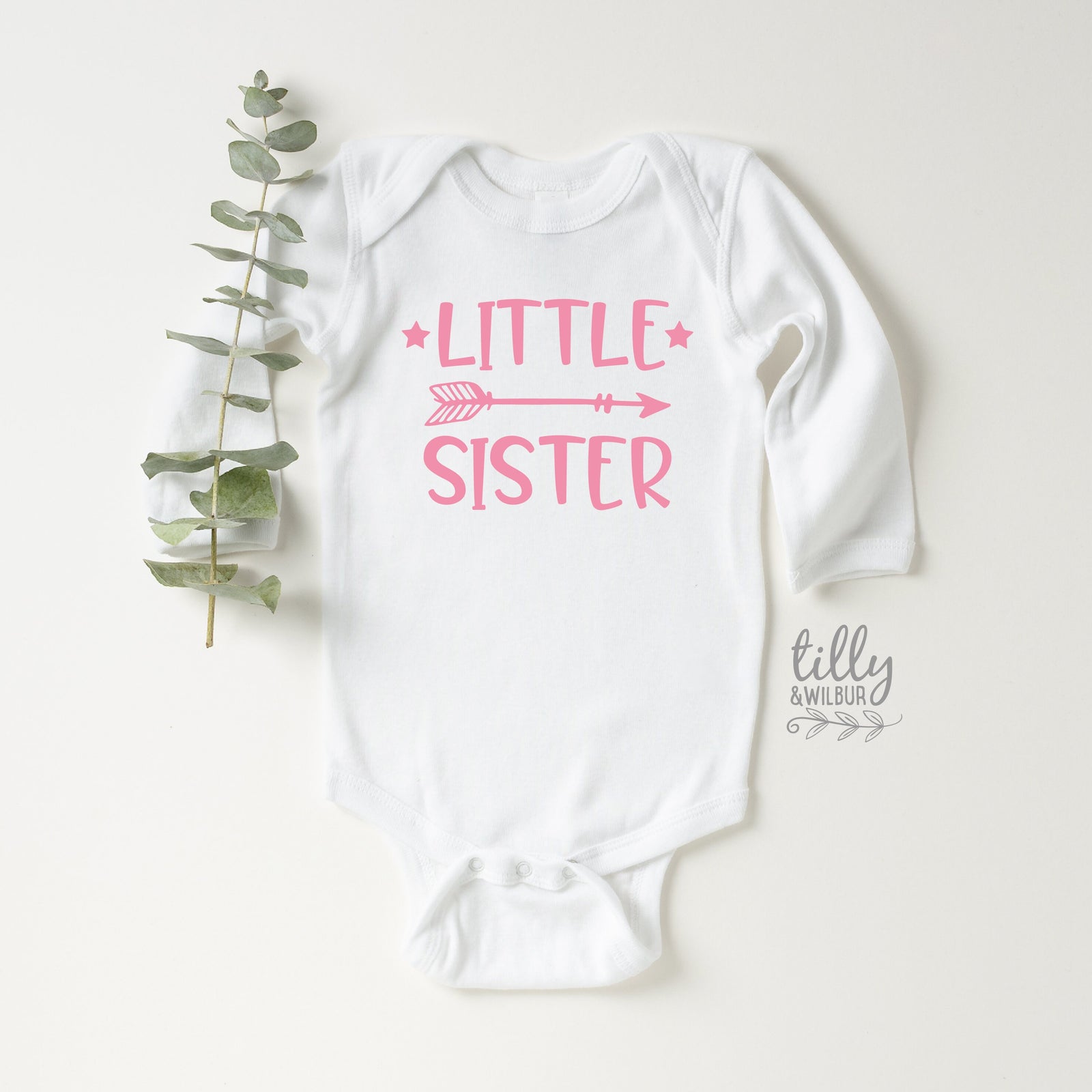 Little Sister Bodysuit, Little Sis Bodysuit, Lil Sister Bodysuit, Lil Sis Bodysuit, Newborn Gift, New Baby Sister Gift, Baby Shower Gift