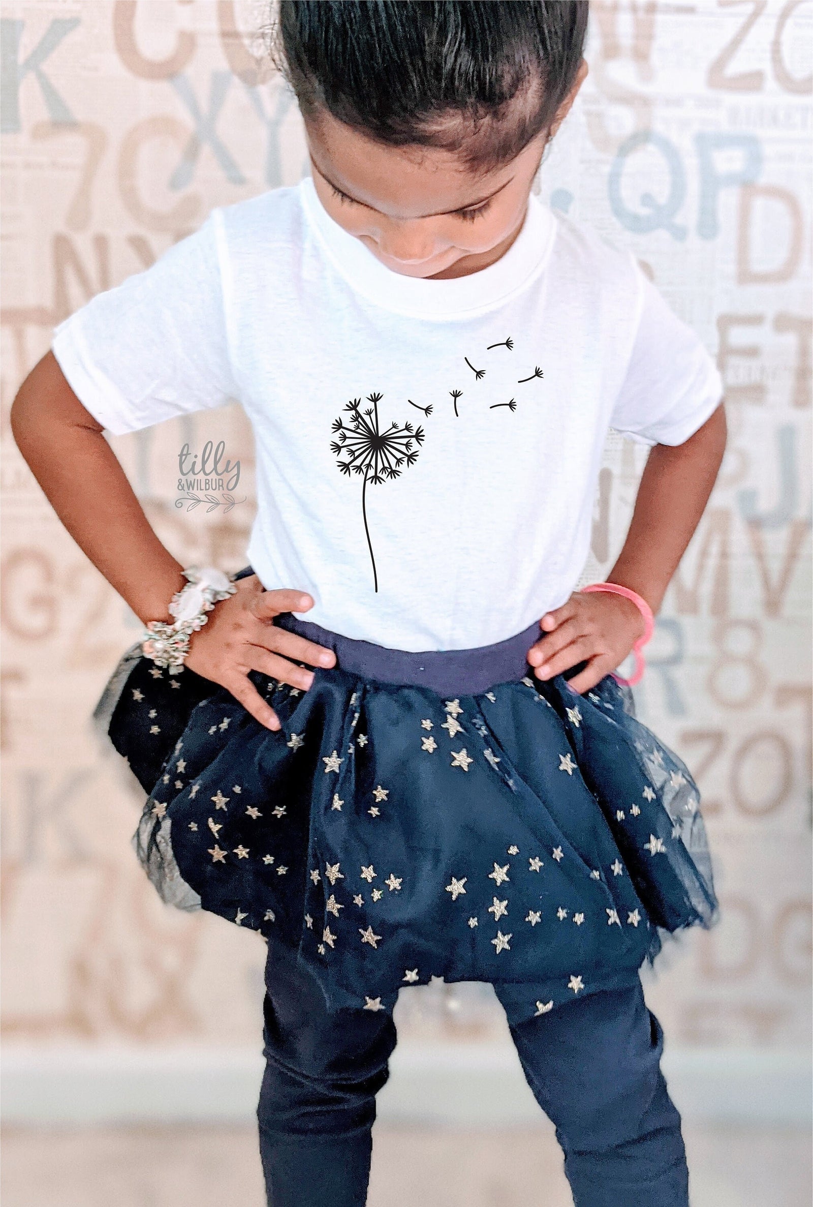 Dandelion T-Shirt, Dandelion Seeds T-Shirt, Dandelion Graphic Shirt, Girl's T-Shirt, Graphic Dandelion, Nature T-Shirt, Make A Wish T-Shirt
