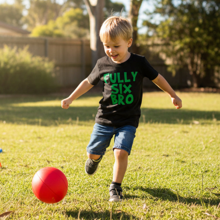 Fully Six Bro T-Shirt, Fully 6 Bro T-Shirt, Six Year Old Birthday Boy Outfit, 6th Birthday, Six Birthday, 6th Birthday, Birthday Boy, Boy 6