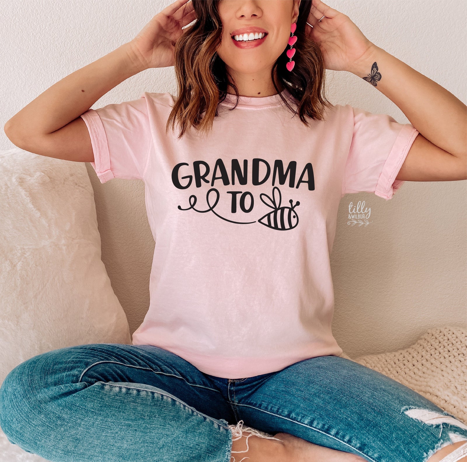 Grandma Announcement T-Shirt, Only The Best Mums Get Promoted To Grandma Shirt, Pregnancy Announcement to Nana, Grandmother T-Shirt, Nana