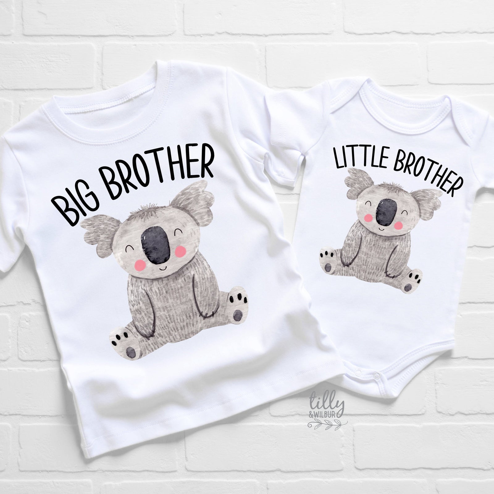 Big Brother Little Brother Set, Matching Brother Outfits, Matchy Matchy Sibling T-Shirts, Big Brother T-Shirt, Little Brother Bodysuit,