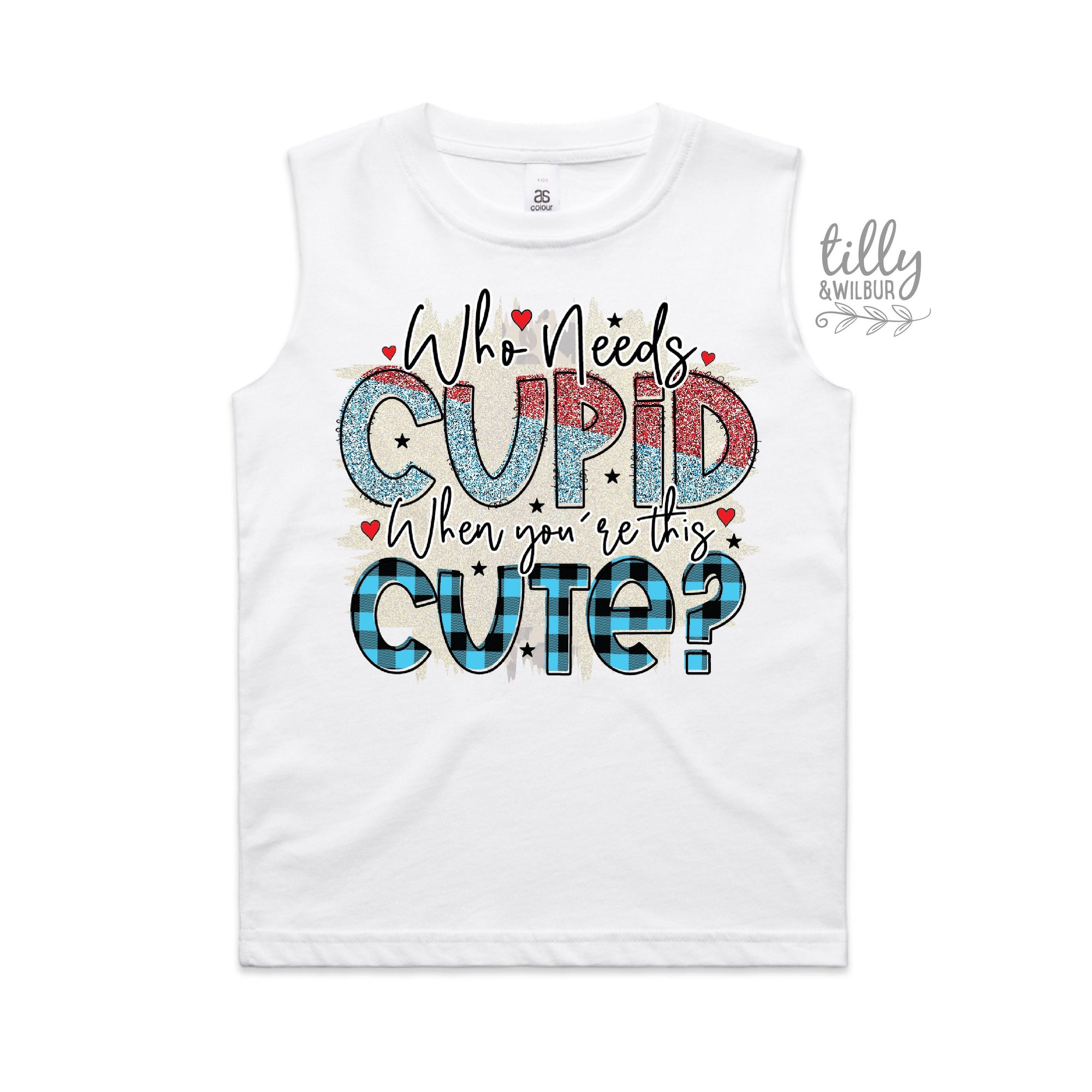 Who Needs Cupid When You're This Cute Singlet, Valentine's Day Tank, Valentines Day T-Shirt, Funny Valentine's Day Gift, Ladies Man T-Shirt