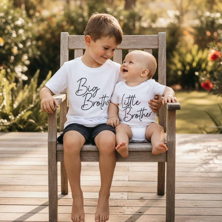 Big Brother Little Brother Matching Set, Big Bro Little Bro Set, Matching Brother Outfits, Matching Sibling Shirts, Pregnancy Announcement
