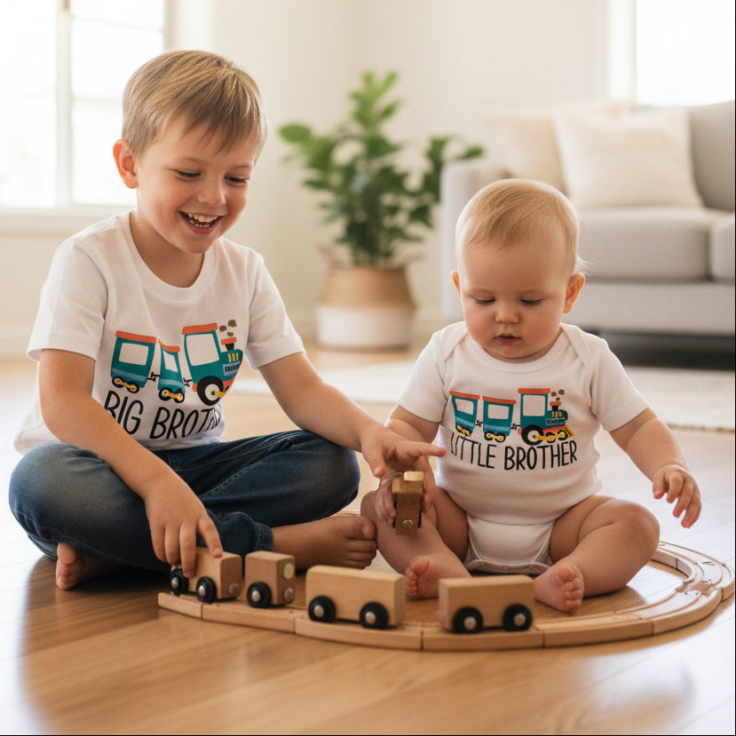 Big Brother Little Brother Set, Big Brother Little Brother Matching Outfits, New Baby Brother, Sibling Set, I'm Going To Be A Big Brother