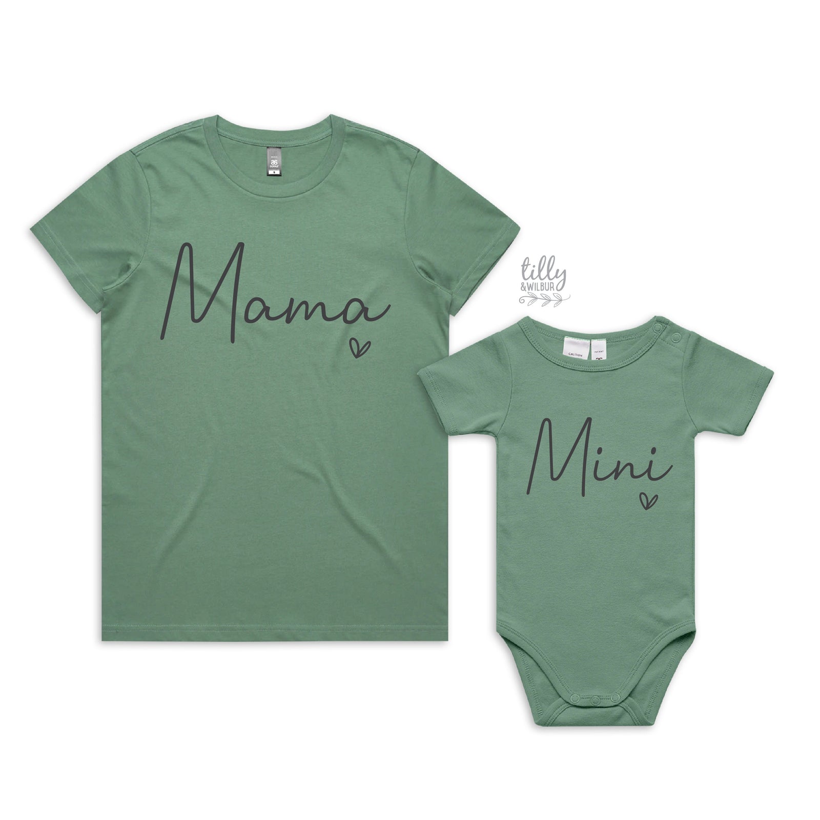 Mama & Me, Mama T-Shirt, Mini Bodysuit, Mama And Mama's Mini Matching Outfits, Our First Mother's Day, Mother Daughter, Mother Son Gift