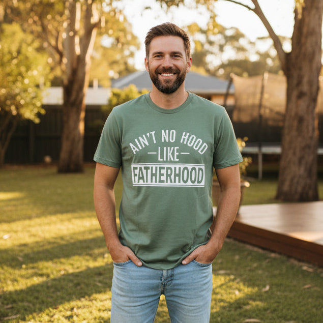 Ain't No Hood Like Fatherhood T-Shirt, Fatherhood T-Shirt, Fatherhood Is A Walk In The Park Shirt, Father's Day Gift, Dad Gift, Dad Birthday