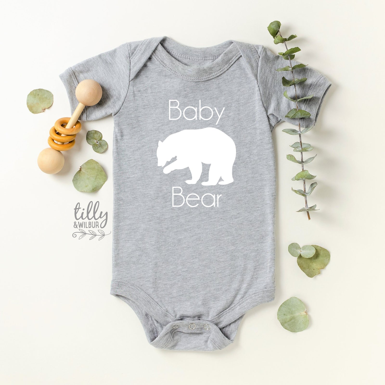 Baby Bear Bodysuit, Add To Matching Set For Growing Bub, Matching Mother's Day Bodysuit, Matching Father's Day Bodysuit, Matching Family