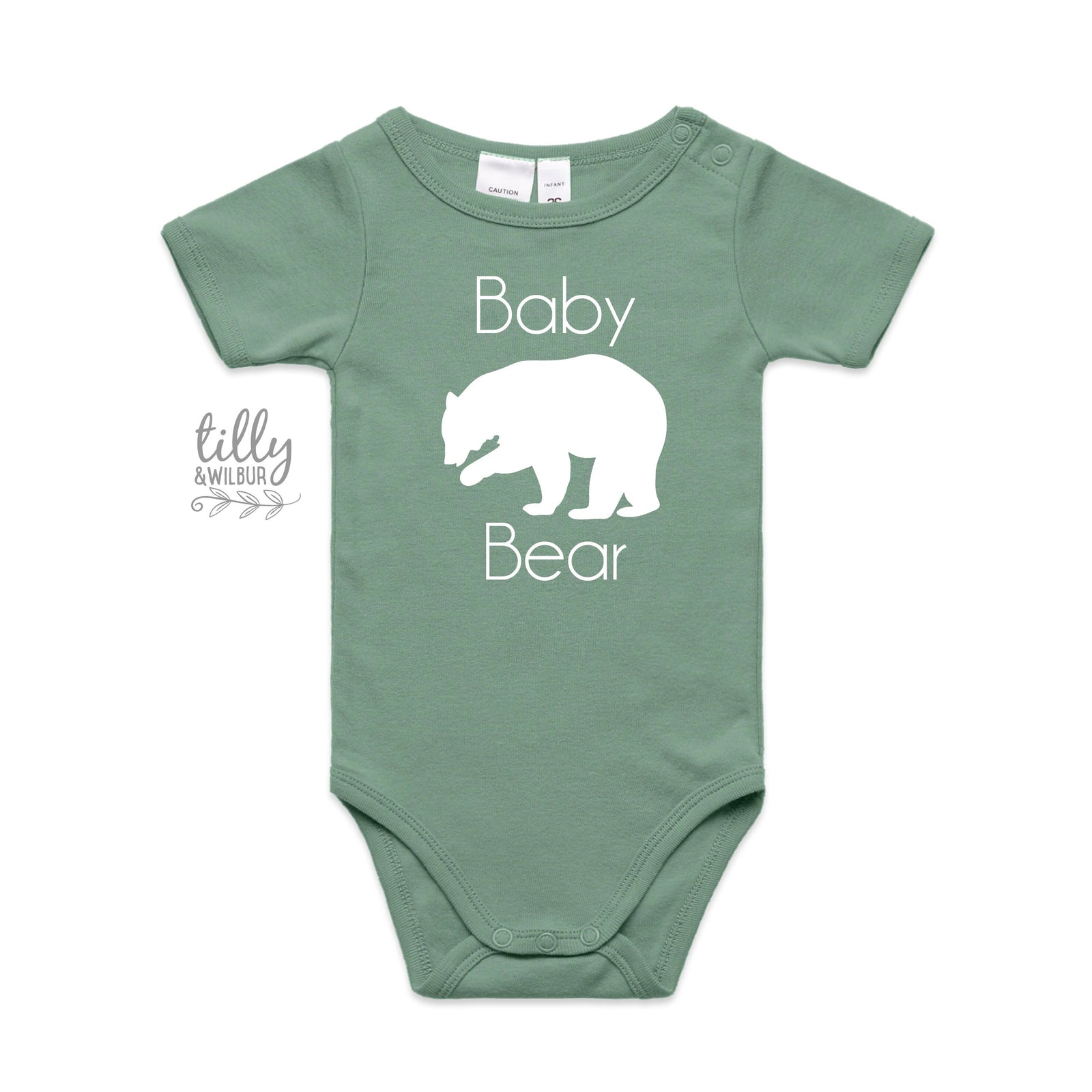 Baby Bear Bodysuit, Add To Matching Set For Growing Bub, Matching Mother's Day Bodysuit, Matching Father's Day Bodysuit, Matching Family