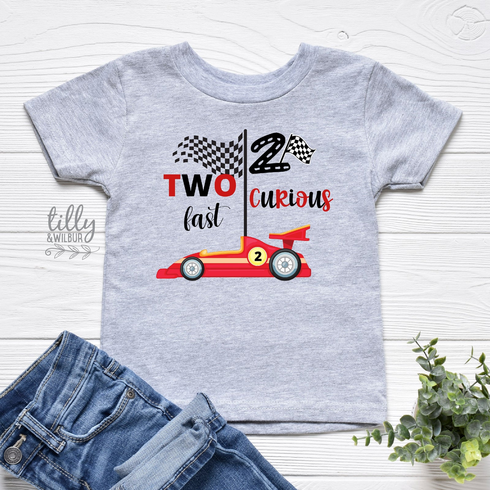 2nd Birthday T-Shirt, Two Fast Two Curious Birthday T-Shirt, 2nd Second Birthday, Two Birthday Gift, Boys 2nd Birthday, Boys Birthday TShirt