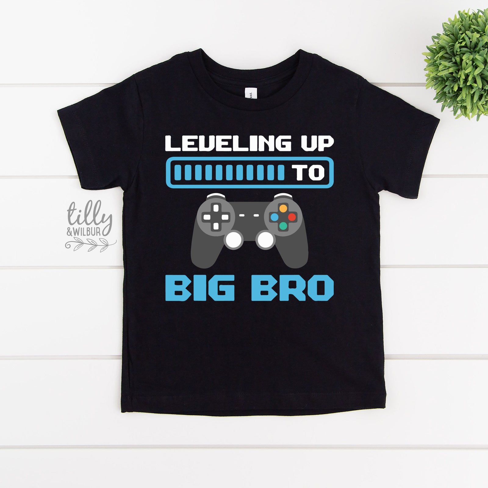Leveling Up To Big Bro T-Shirt, Big Brother T-Shirt, Promoted To Big Brother Shirt, Pregnancy Announcement, I'm Going To Be A Big Brother