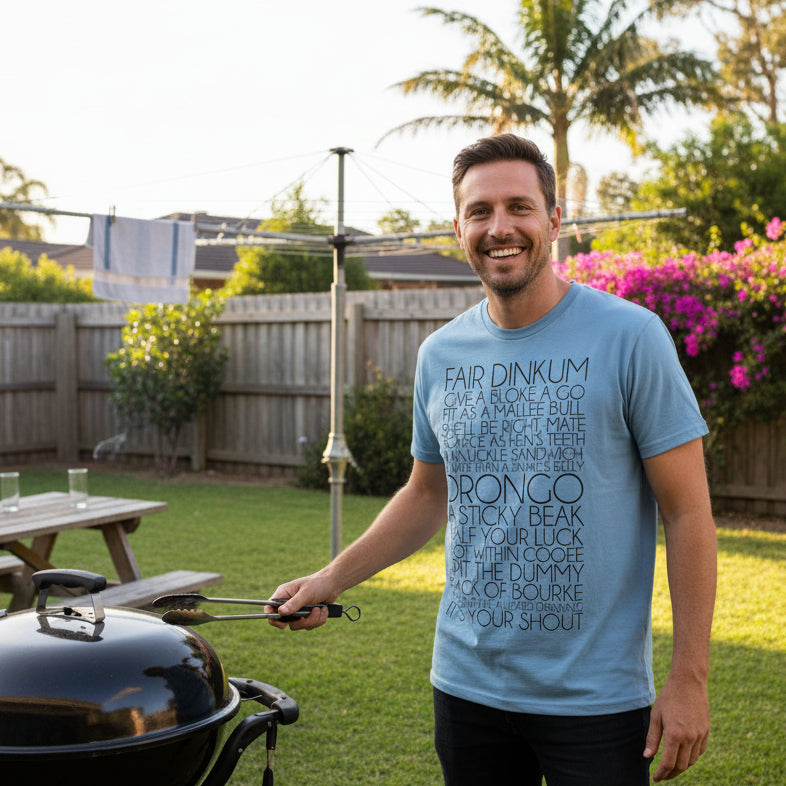 Australia Day Men's T-Shirt, Aussie Sayings, Aussie Slang, Australia Day Men's Tee, Aussie T-Shirt For Men, Funny Men's Australia Day Shirt