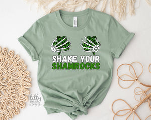 Cheeky St Patrick's Day T-Shirt, Shake Your Shamrock's T-Shirt, Happy St Paddy's Day, Women's T-Shirt, Kiss Me I'm Irish, Ireland, Celtic