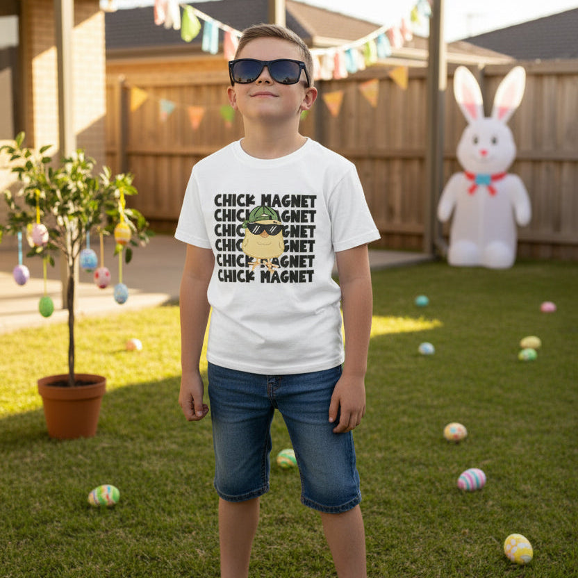 Chick Magnet Easter T-Shirt, Funny Easter T-Shirt, Rabbit T-Shirt, Funny Easter Gift, Hip Hop Easter Clothing, Bad Bunny T-Shirt, Mens Shirt