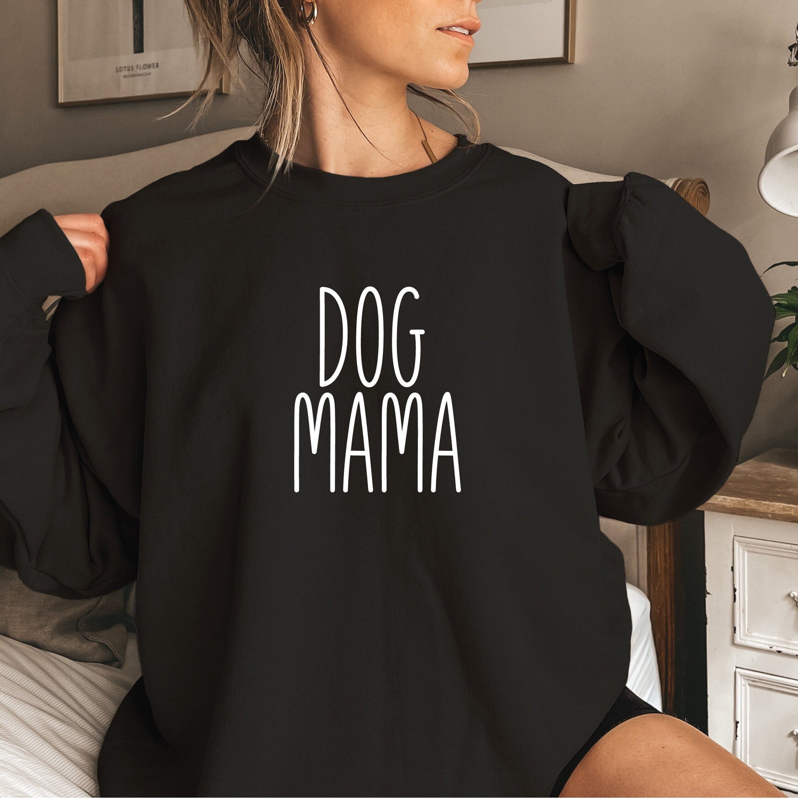 Dog Mama Sweatshirt Australia | Minimalist Dog Lover Jumper | Tilly and Wilbur