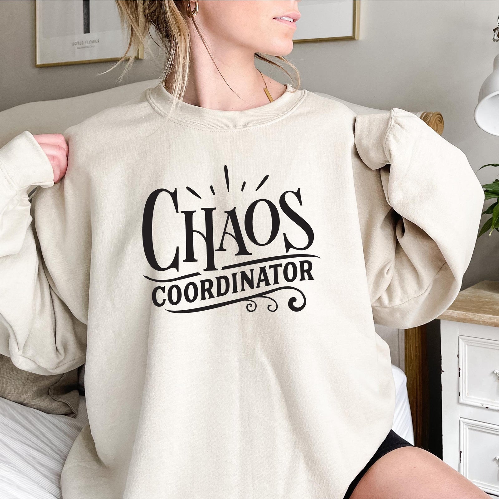 Chaos Coordinator Sweatshirt, Mama Sweatshirt, Funny Mum Jumper, Mama Jumper, Mothers Day Gift, Mum Gift, Mum Life Jumper, New Mum Gift
